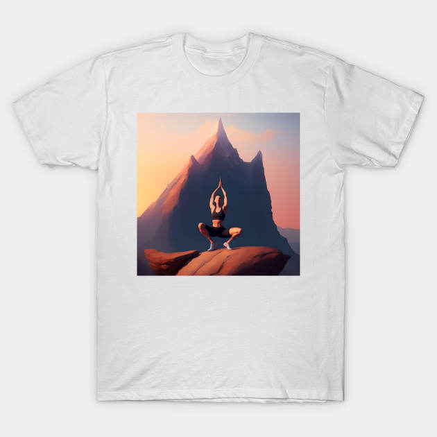 Yoga T-Shirt by YYMMDD-STORE